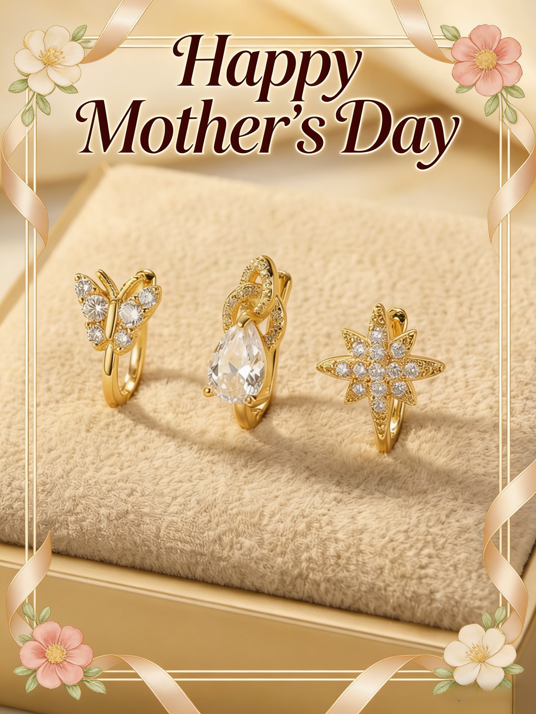 Body Jewelry Materials - 3-piece fashionable and elegant nose clip