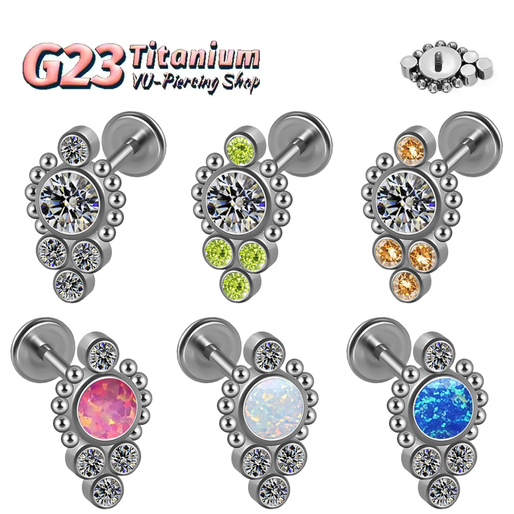 ASTM F136 Titanium Sunflower W - Body Jewelry Implant Grade ulasan dan harga