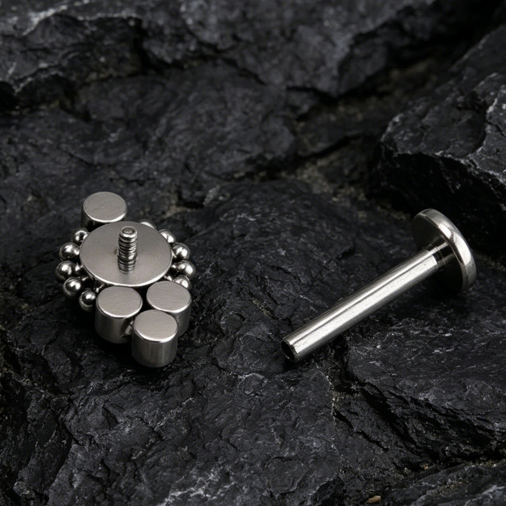 ASTM F136 Titanium Sunflower W - Body Jewelry Implant Grade ulasan dan harga