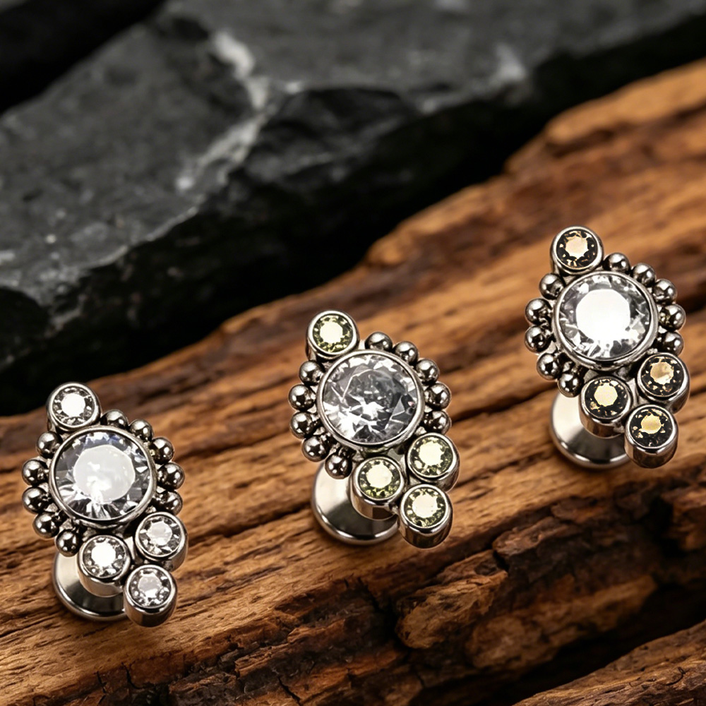 ASTM F136 Titanium Sunflower W - Body Jewelry Implant Grade ulasan dan harga
