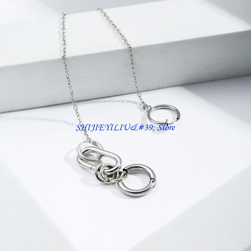 E21F Lip Ring Chain Ear Cuff N - Body Jewelry Materials ulasan dan harga