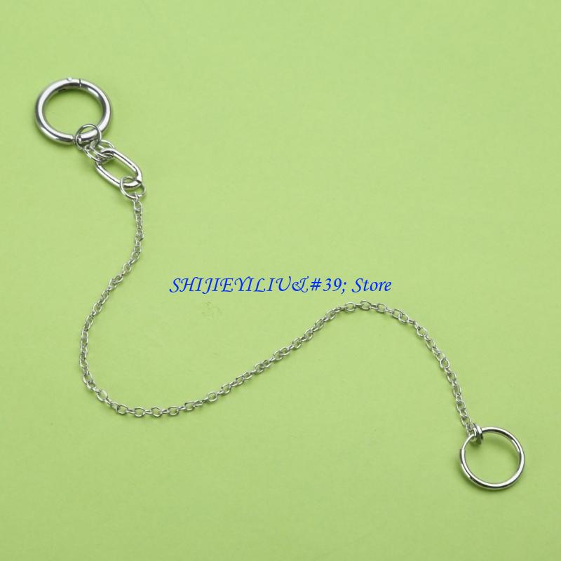 E21F Lip Ring Chain Ear Cuff N - Body Jewelry Materials ulasan dan harga
