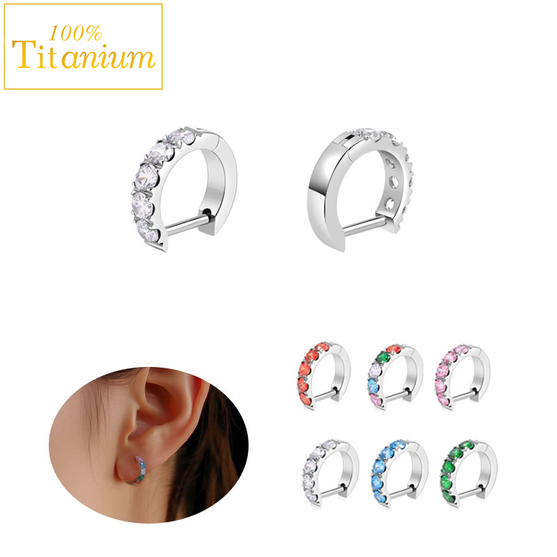 F136 Titanium Hinged Earring f - Body Jewelry Implant Grade ulasan dan harga