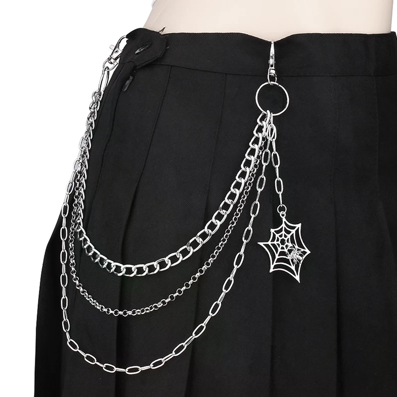 Fashion Punk Metal Pants Chain - Body Jewelry Waist ulasan dan harga