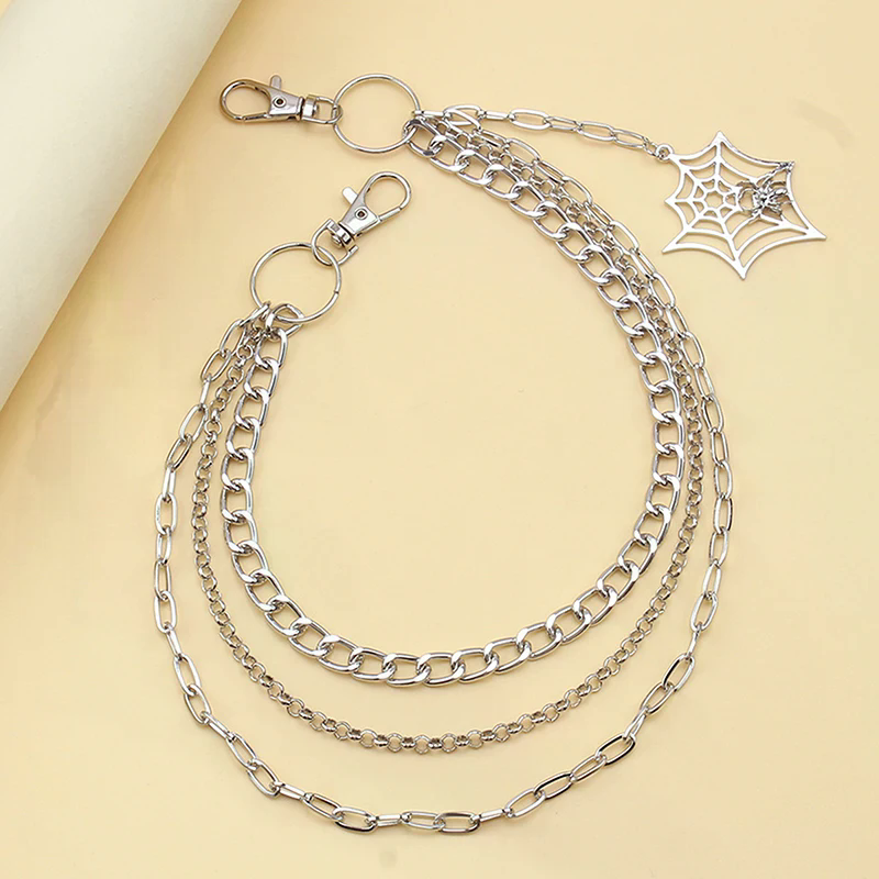 Fashion Punk Metal Pants Chain - Body Jewelry Waist ulasan dan harga