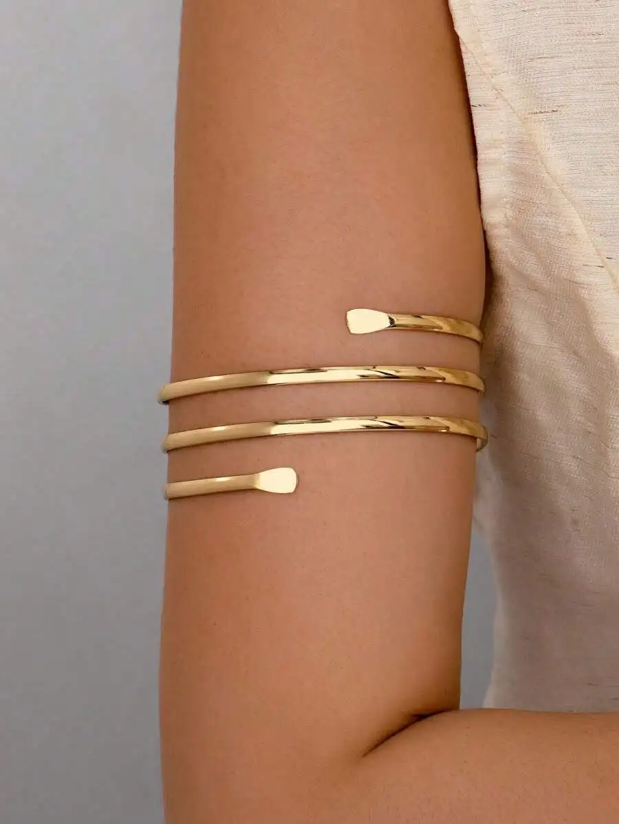 1pc Women Metal Wire Armband,  - Body Jewelry ulasan dan harga