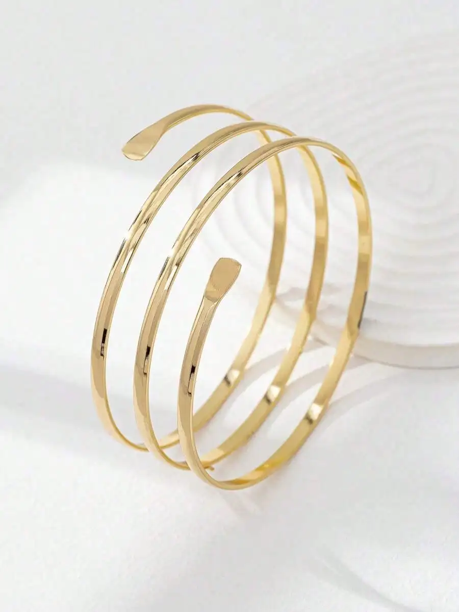 1pc Women Metal Wire Armband,  - Body Jewelry ulasan dan harga