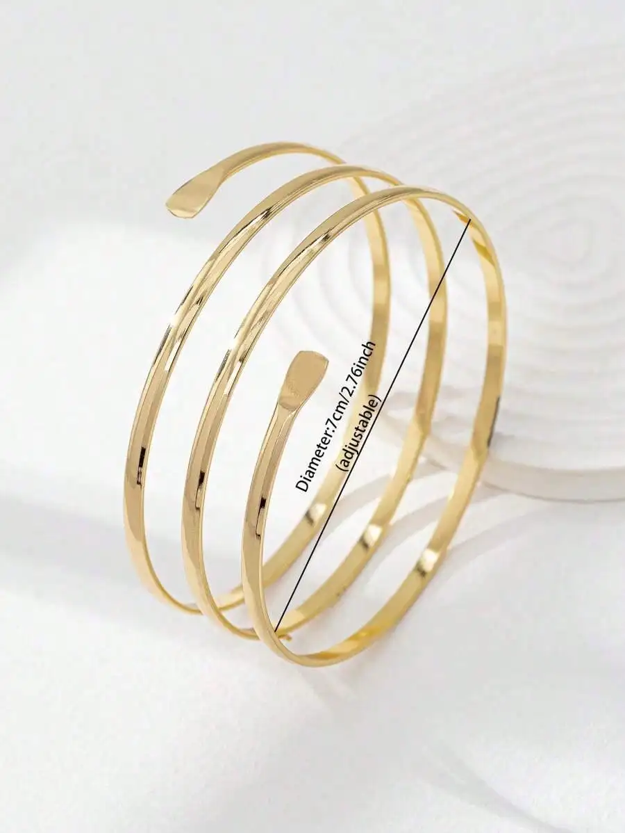 1pc Women Metal Wire Armband,  - Body Jewelry ulasan dan harga