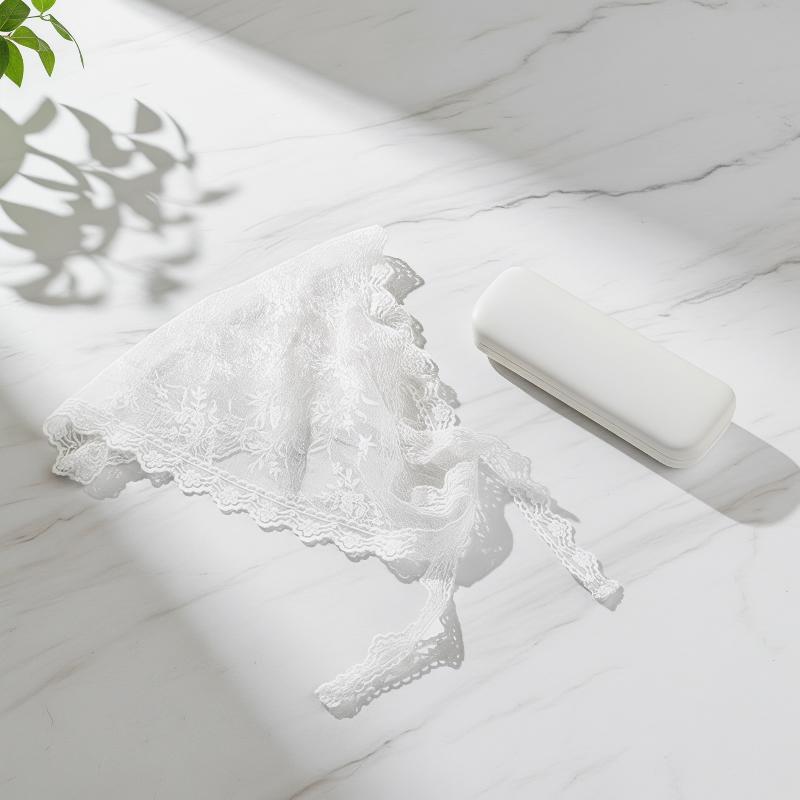Frilly Cute Lace Bandana Scarf - Body Jewelry Waist ulasan dan harga