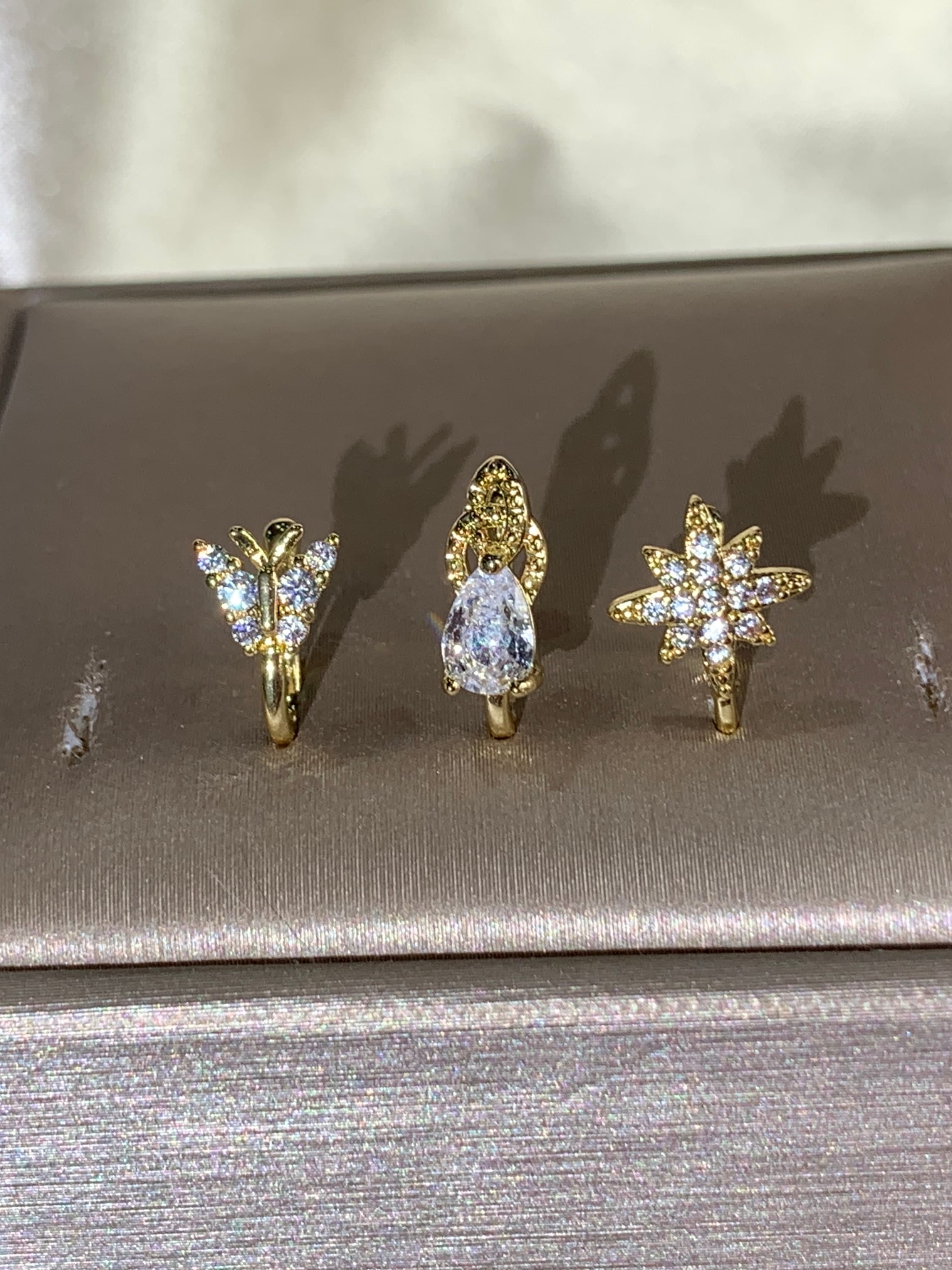 3-piece fashionable and elegan - Body Jewelry Materials ulasan dan harga