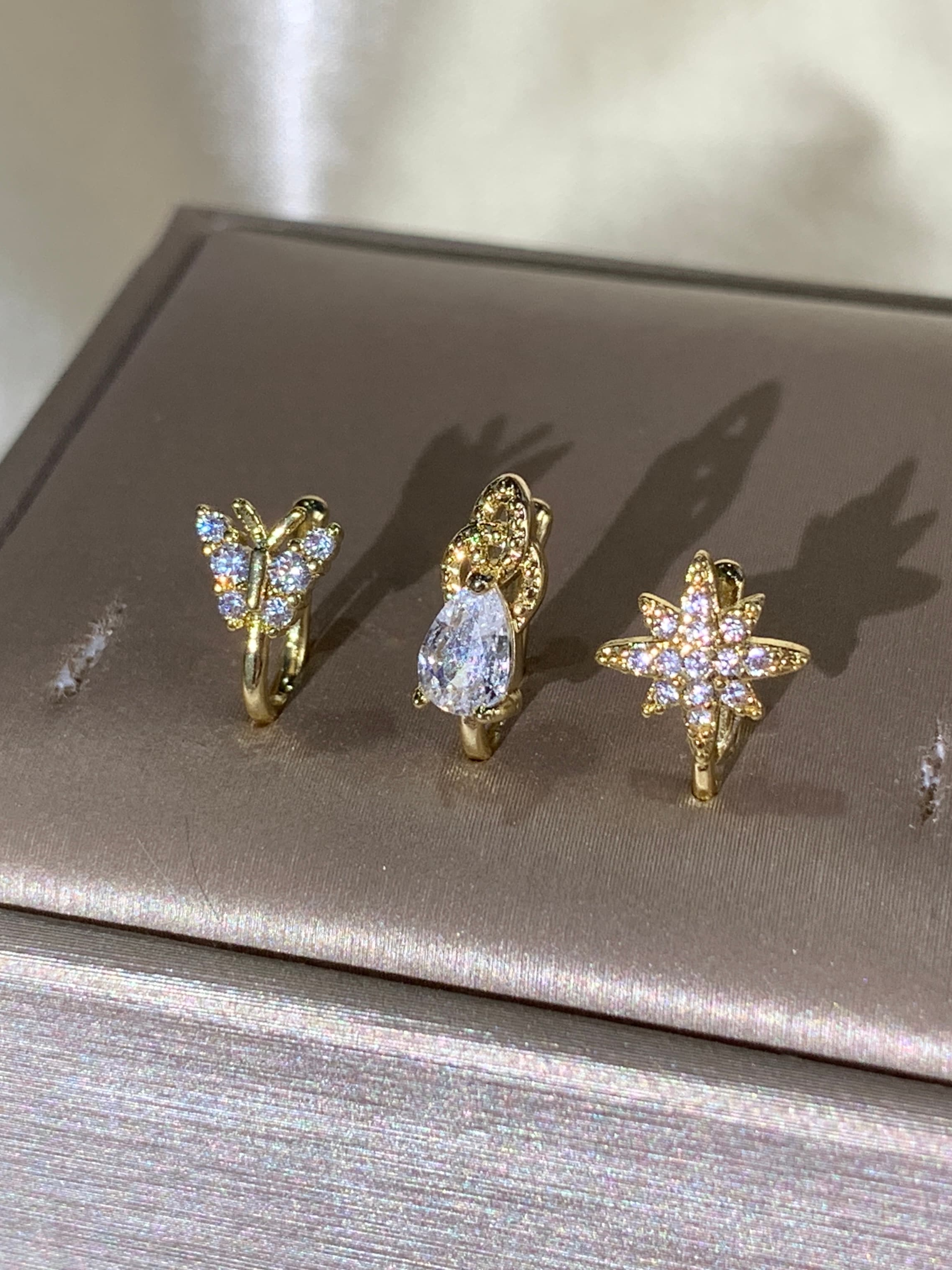 3-piece fashionable and elegan - Body Jewelry Materials ulasan dan harga