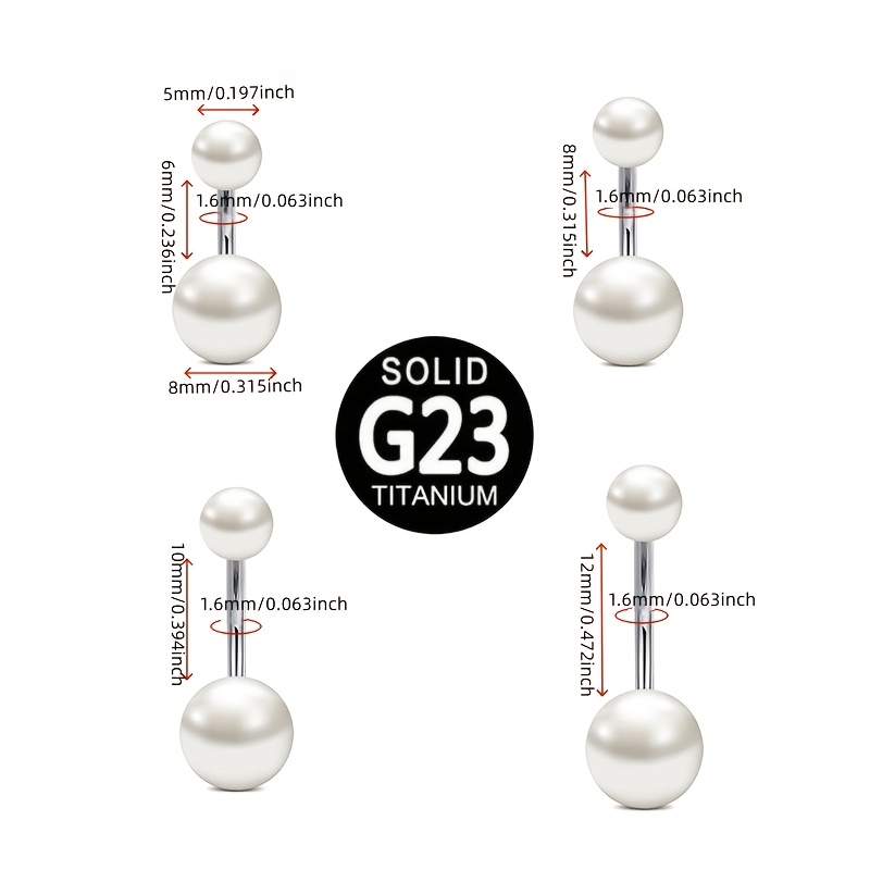 Exquisite G23 Titanium Alloy W - Body Jewelry Materials ulasan dan harga