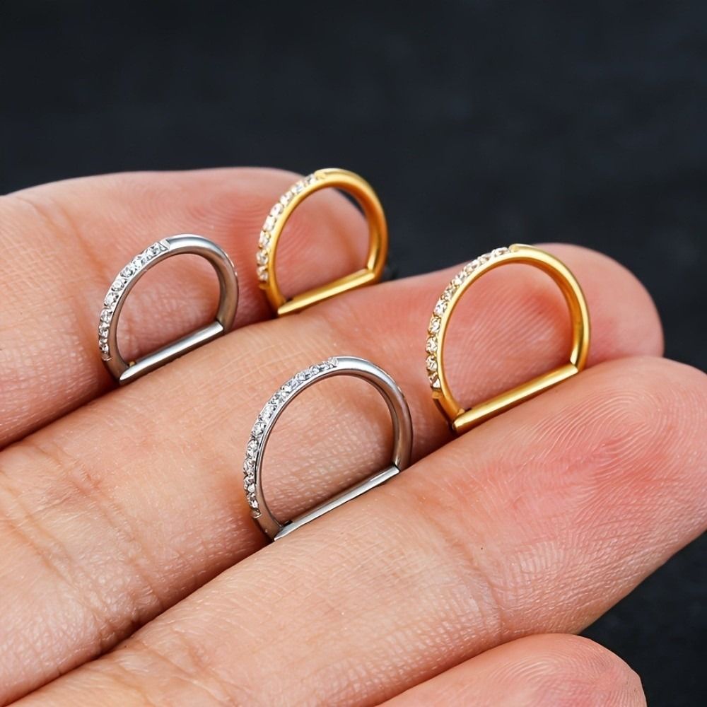 ASTM F136 Titanium Septum Ring - Body Jewelry Materials ulasan dan harga