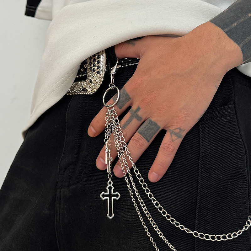 New Retro Punk Rock Cross Pant - Body Jewelry Waist ulasan dan harga