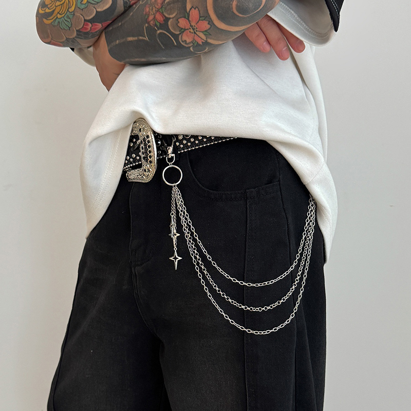 New Retro Punk Rock Cross Pant - Body Jewelry Waist ulasan dan harga