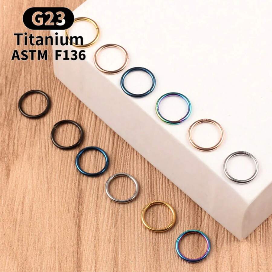 G23 Titanium Small Circle Nose - Body Jewelry ulasan dan harga