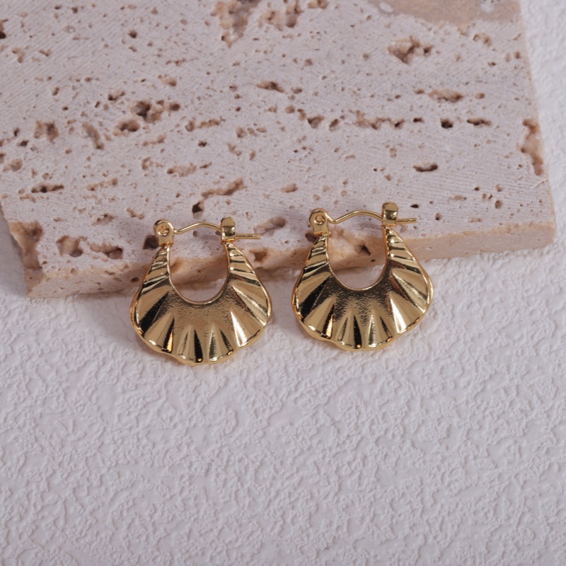 YW Geometric Earrings Simple S - Body Jewelry Materials ulasan dan harga