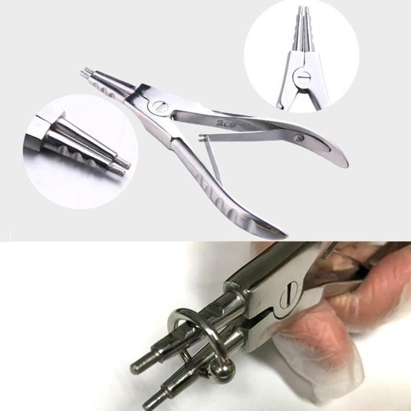 E21B Stainless Steel Piercing  - Body Jewelry Ring Opening Pliers ulasan dan harga