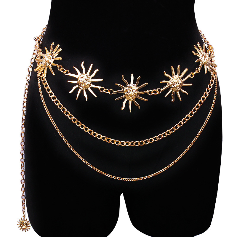 Chunky Multilayer Punk Gothic  - Body Jewelry Waist ulasan dan harga