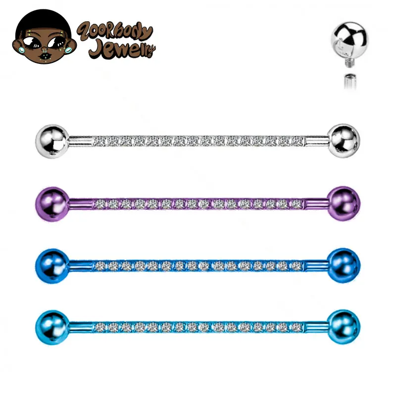 F136 Implant Grade Titanium 14 - Body Jewelry Implant Grade ulasan dan harga