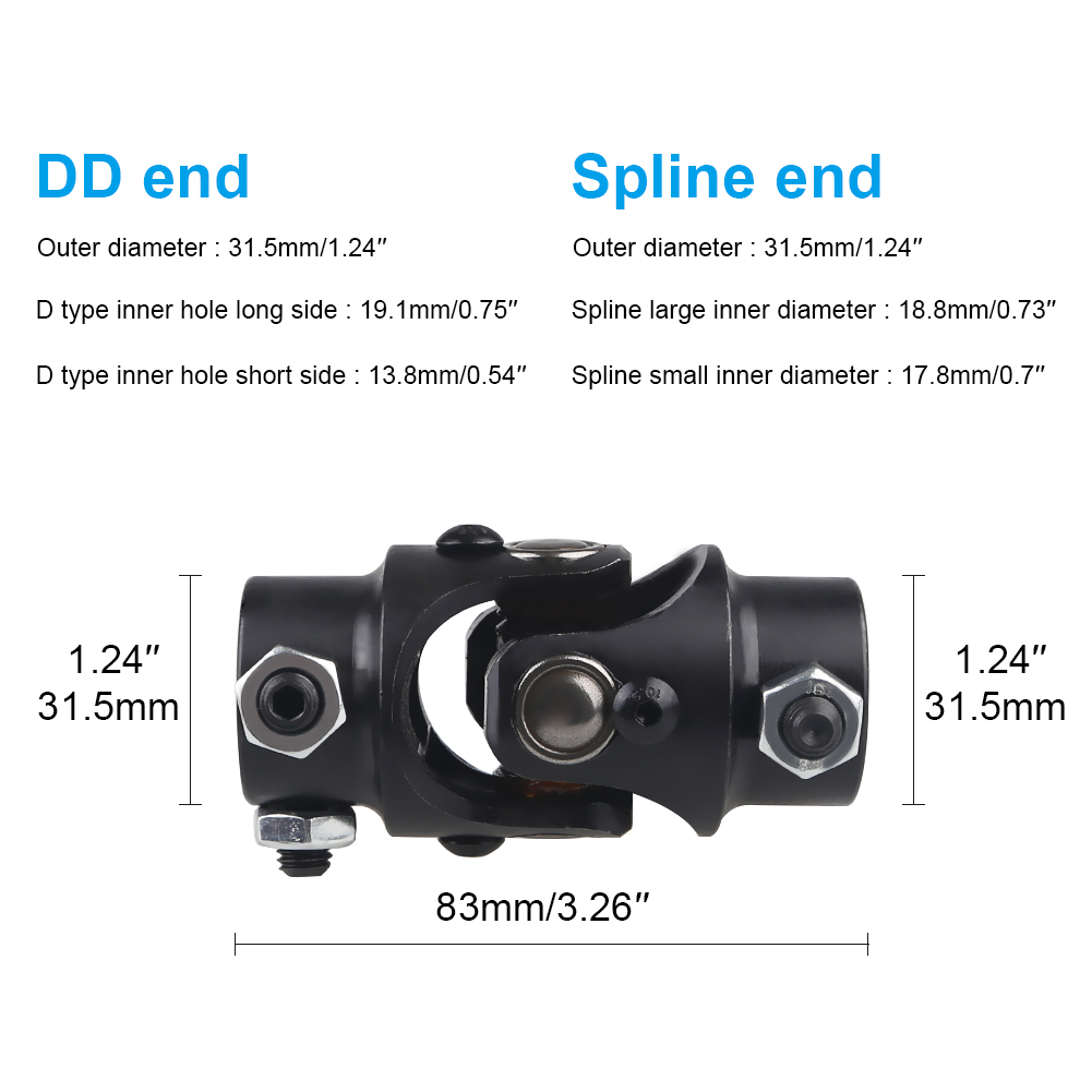 Universal U-Joint Single Steer - Body Jewelry 4 U ulasan dan harga