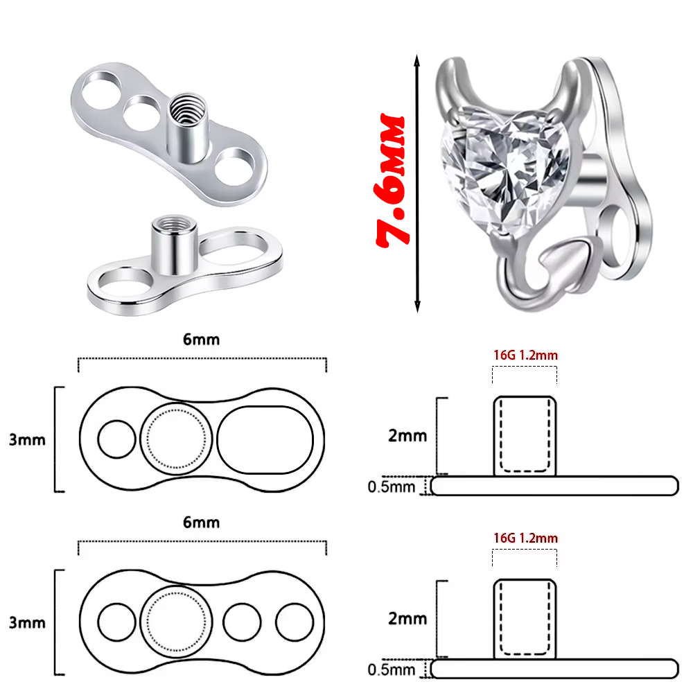 Medical-Grade F136 Titanium Al - Body Jewelry Implant Grade ulasan dan harga