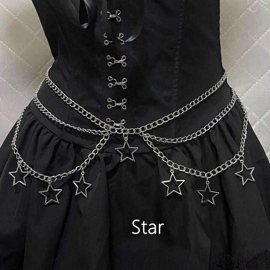Punk Goth Steam Punk Five-Poin - Body Jewelry Goth ulasan dan harga