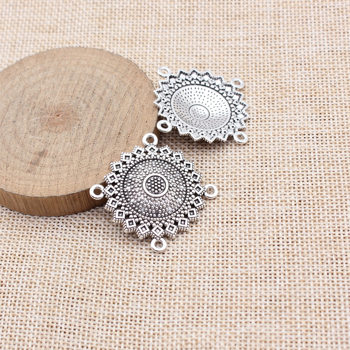 20pcs 32x32mm(1.26x1.26inch) 2 - Body Jewelry Materials ulasan dan harga