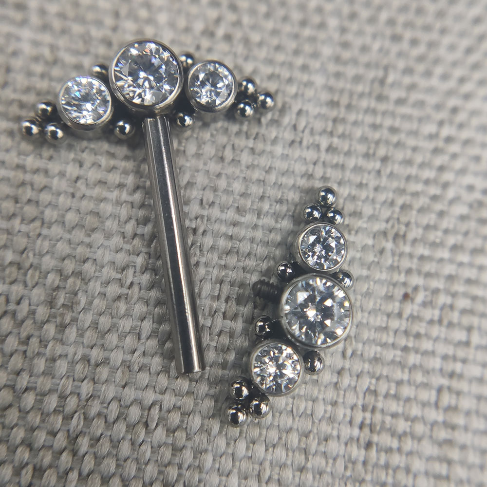 14G Implant Grade Titanium AST - Body Jewelry Implant Grade ulasan dan harga