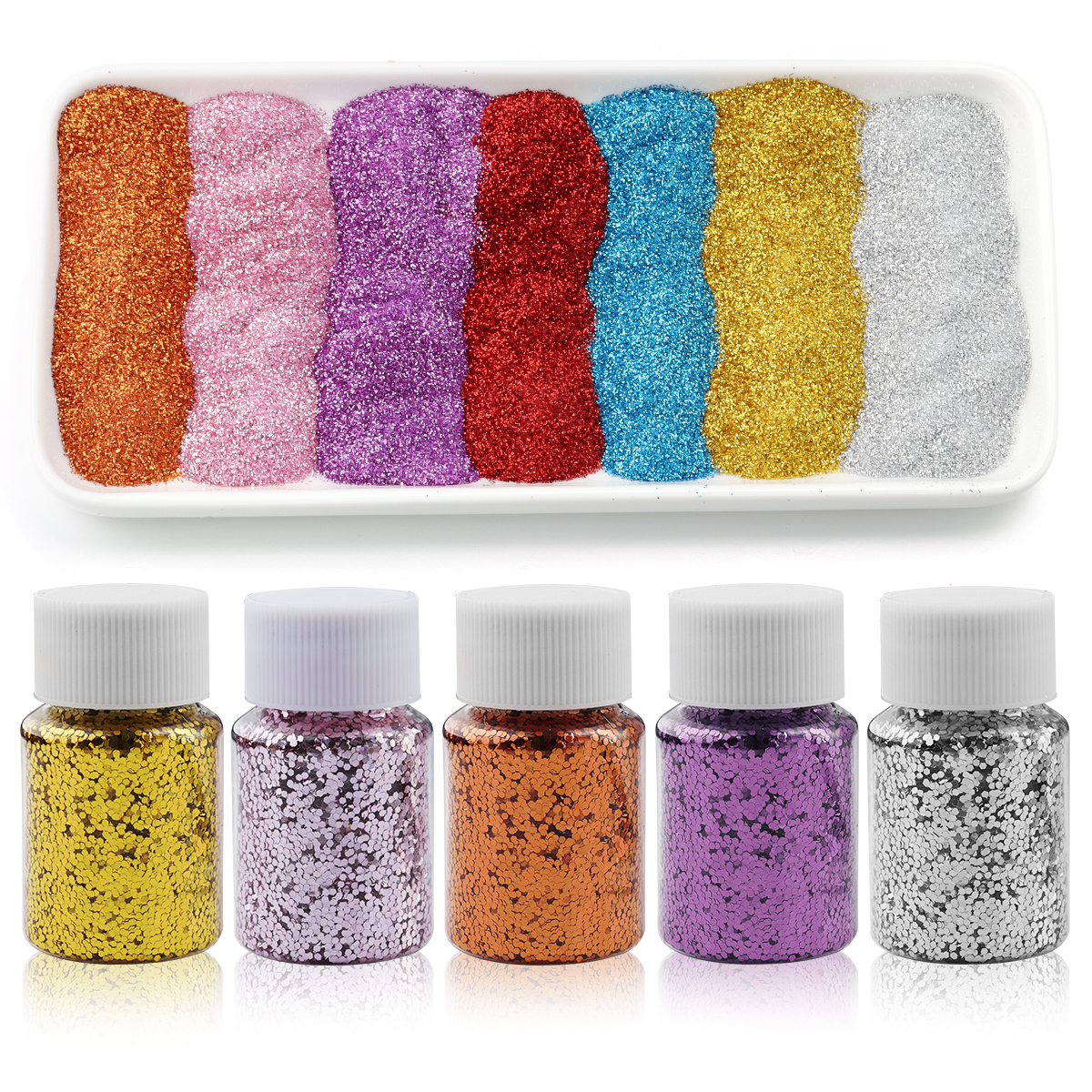 30g/Bottle Holographic Colorfu - Body Jewelry ulasan dan harga