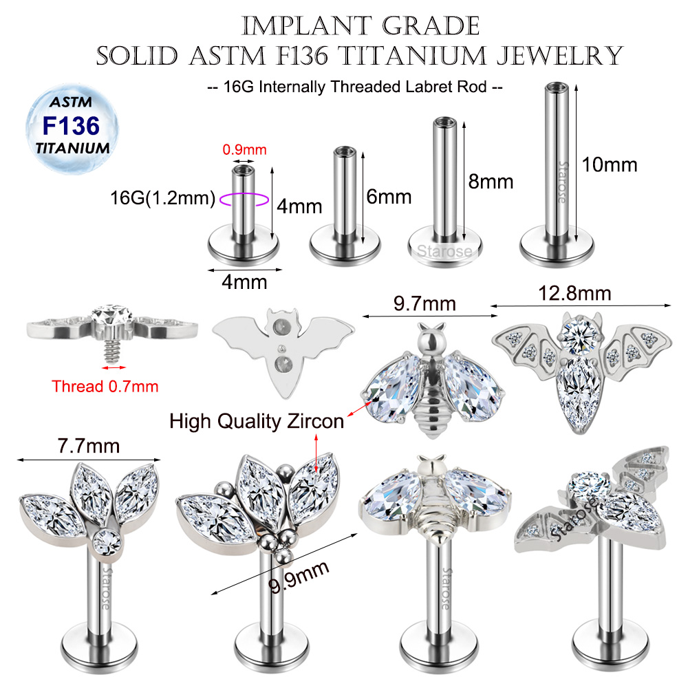 Implant Grade ASTM F-136 Titan - Body Jewelry Implant Grade ulasan dan harga