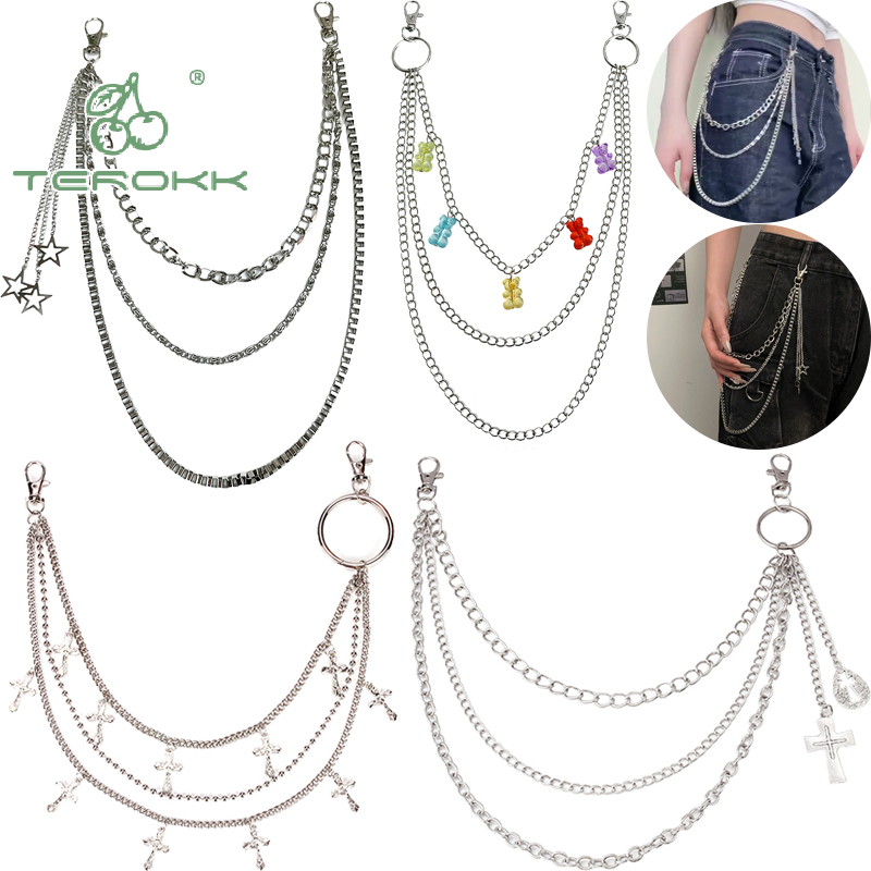 Star Tassel Metal Pants Waist  - Body Jewelry Waist ulasan dan harga