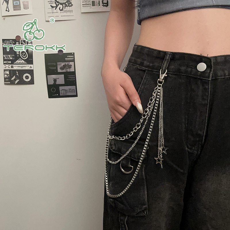 Star Tassel Metal Pants Waist  - Body Jewelry Waist ulasan dan harga
