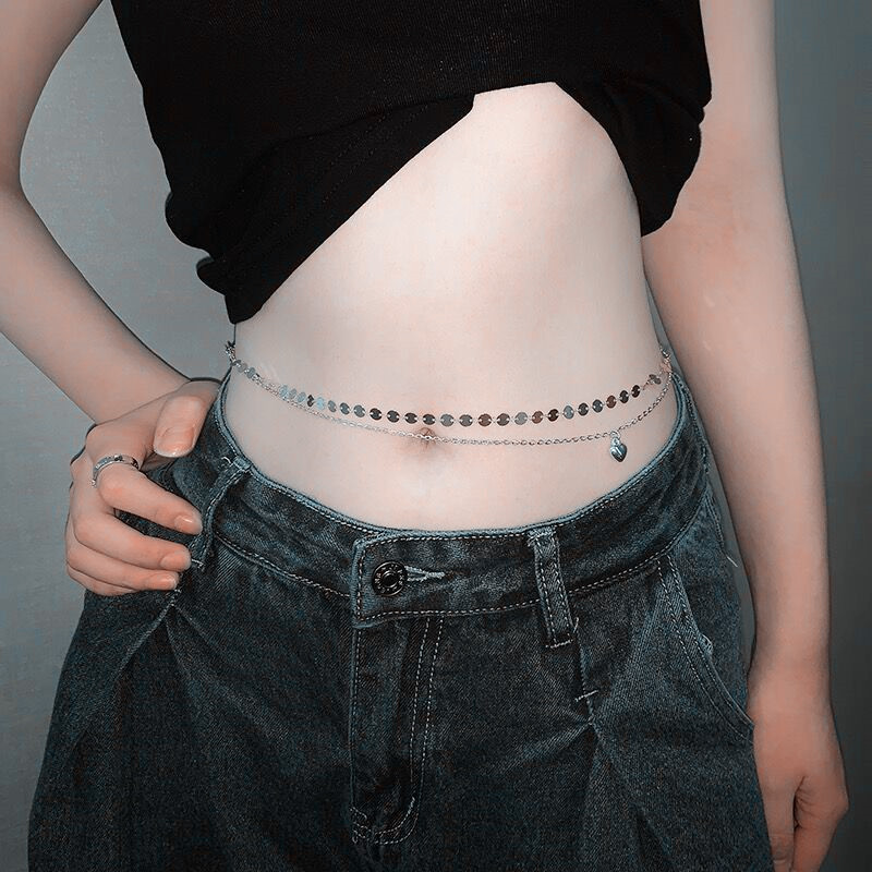 Fashion Simple Double Layer Be - Body Jewelry ulasan dan harga