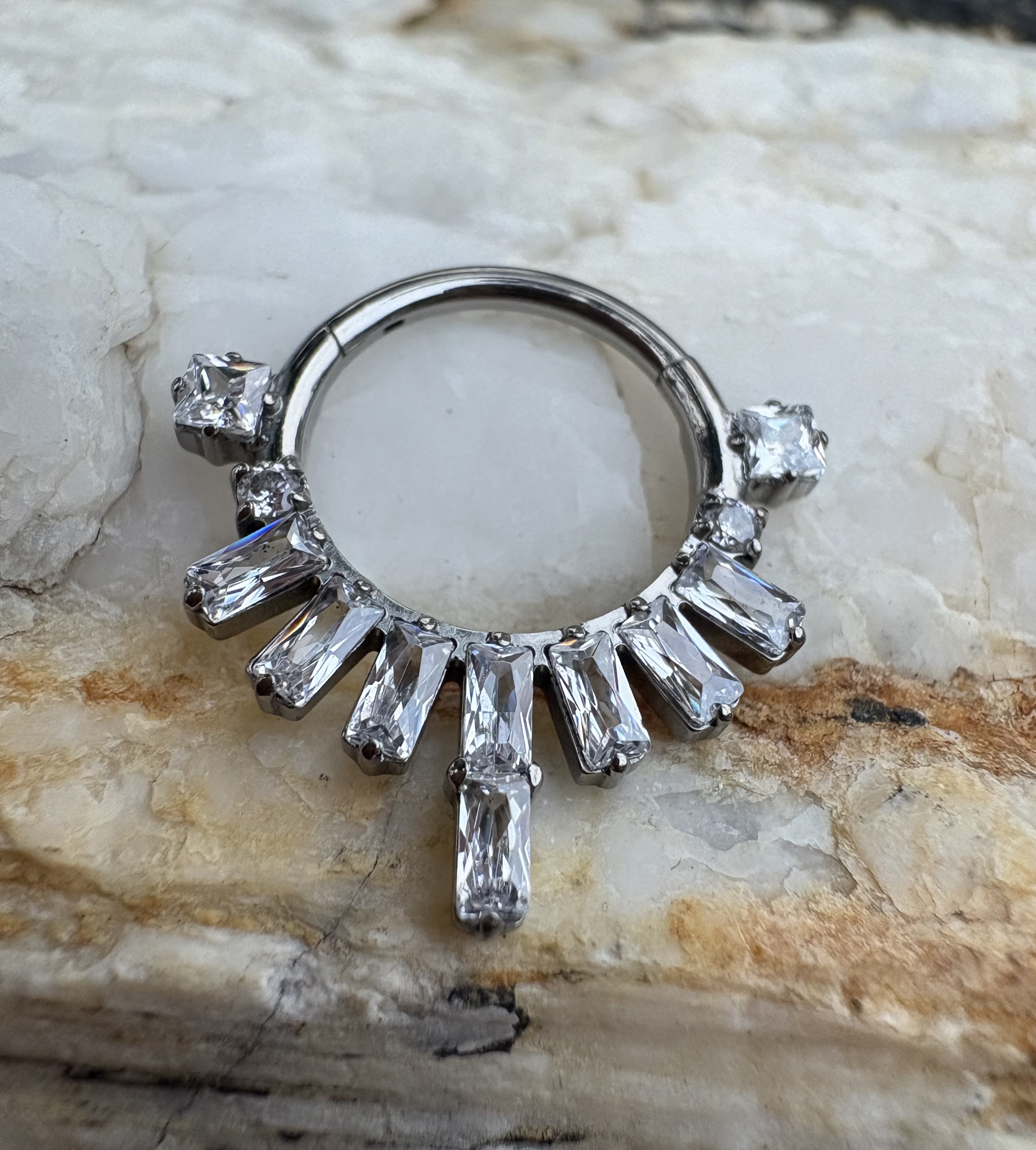 16G Implant Grade Titanium Hin - Body Jewelry Implant Grade ulasan dan harga