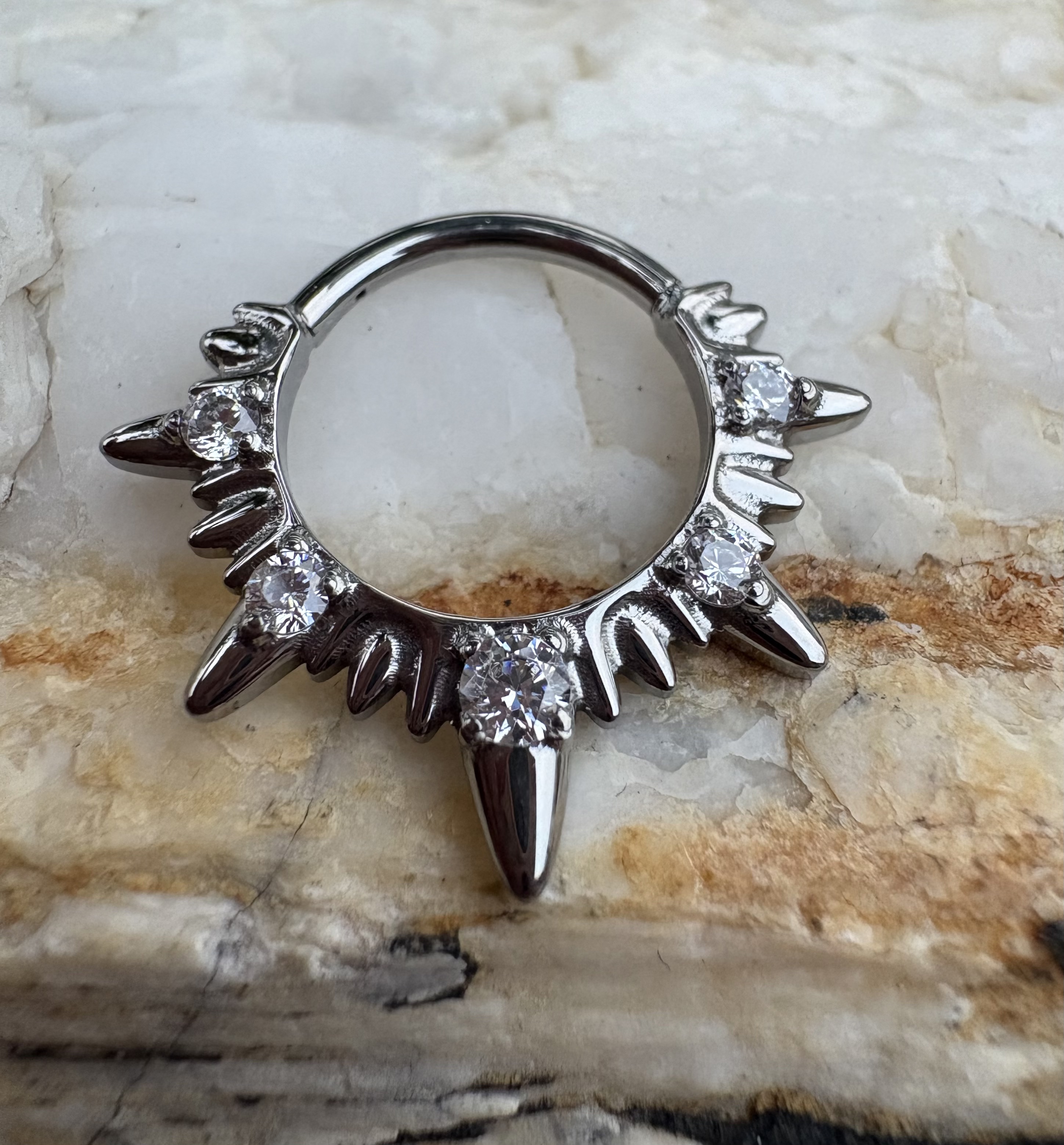 16G Implant Grade Titanium Hin - Body Jewelry Implant Grade ulasan dan harga