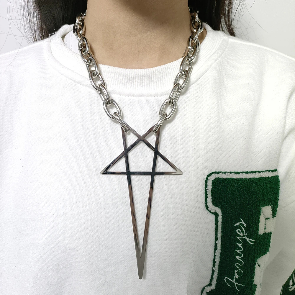 Punk Hip Hop Trend Chain Choke - Body Jewelry Goth ulasan dan harga