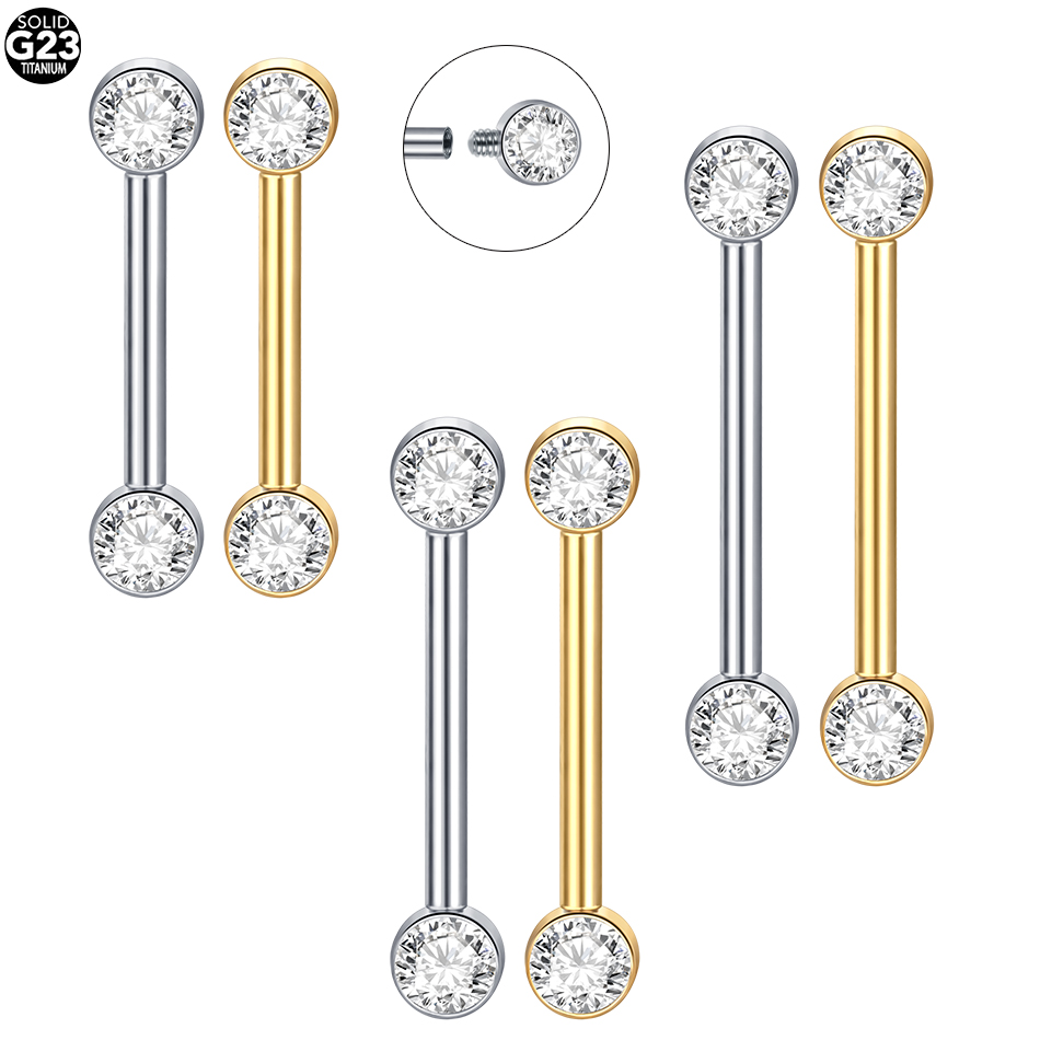 1/5Pcs Implant Grade Titanium  - Body Jewelry Implant Grade ulasan dan harga