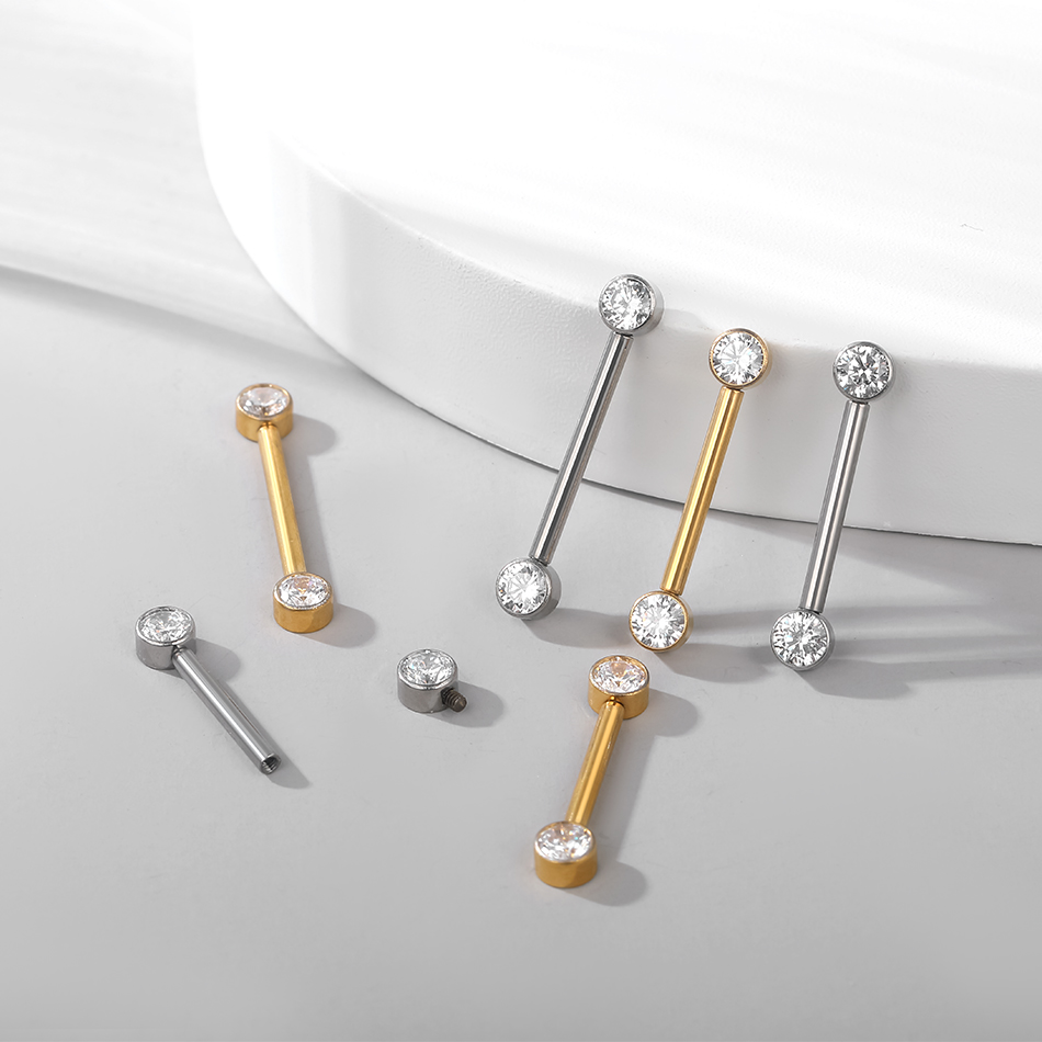 1/5Pcs Implant Grade Titanium  - Body Jewelry Implant Grade ulasan dan harga