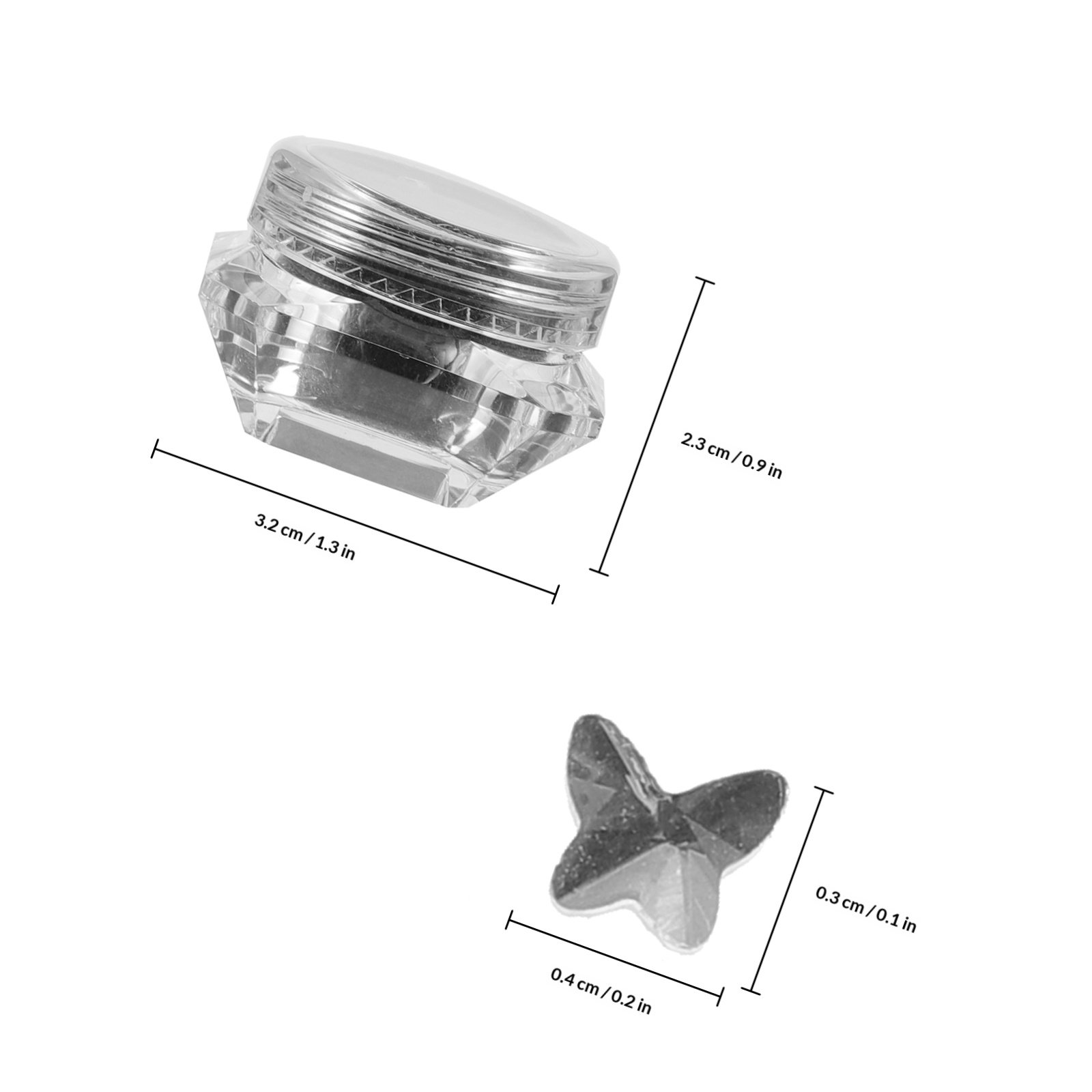 Plastic DIY Teeth Art Decors C - Body Jewelry ulasan dan harga