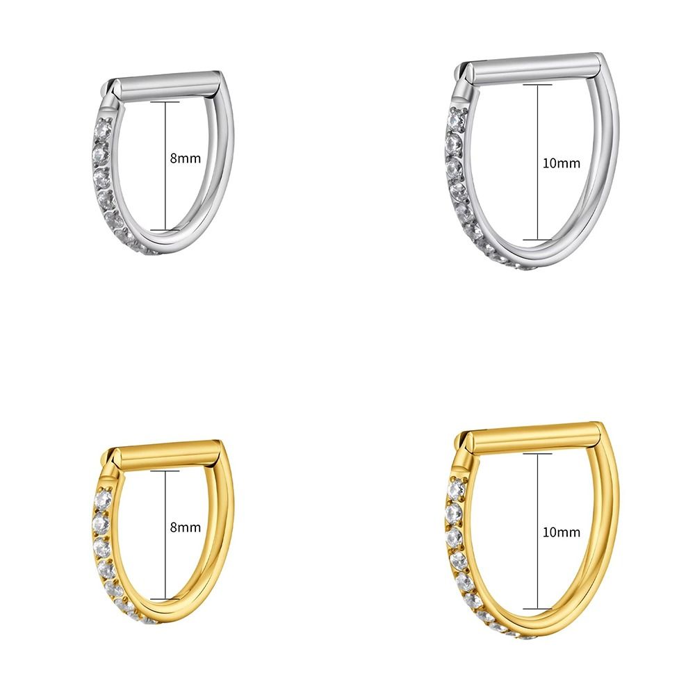 ASTM F136 Titanium Septum Ring - Body Jewelry Materials ulasan dan harga